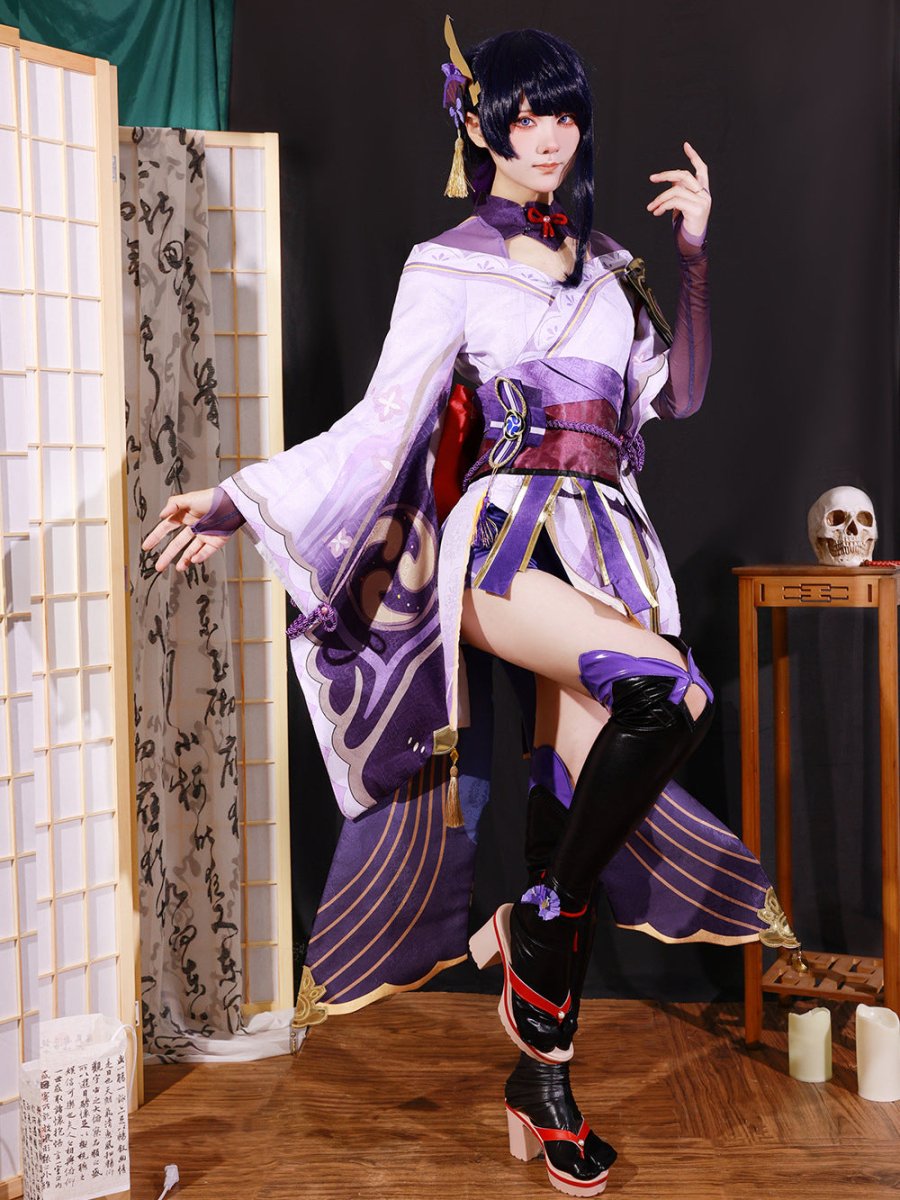 Genshin Impact Raiden Shogun Cosplay Costume - Cosparty