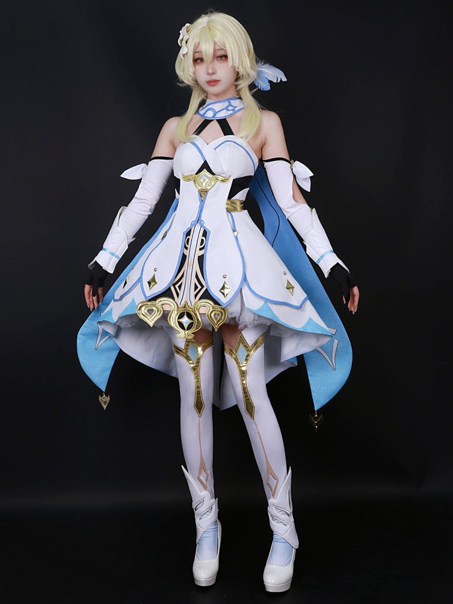 Genshin Impact Traveler Lumine Cosplay Costume - Cosparty