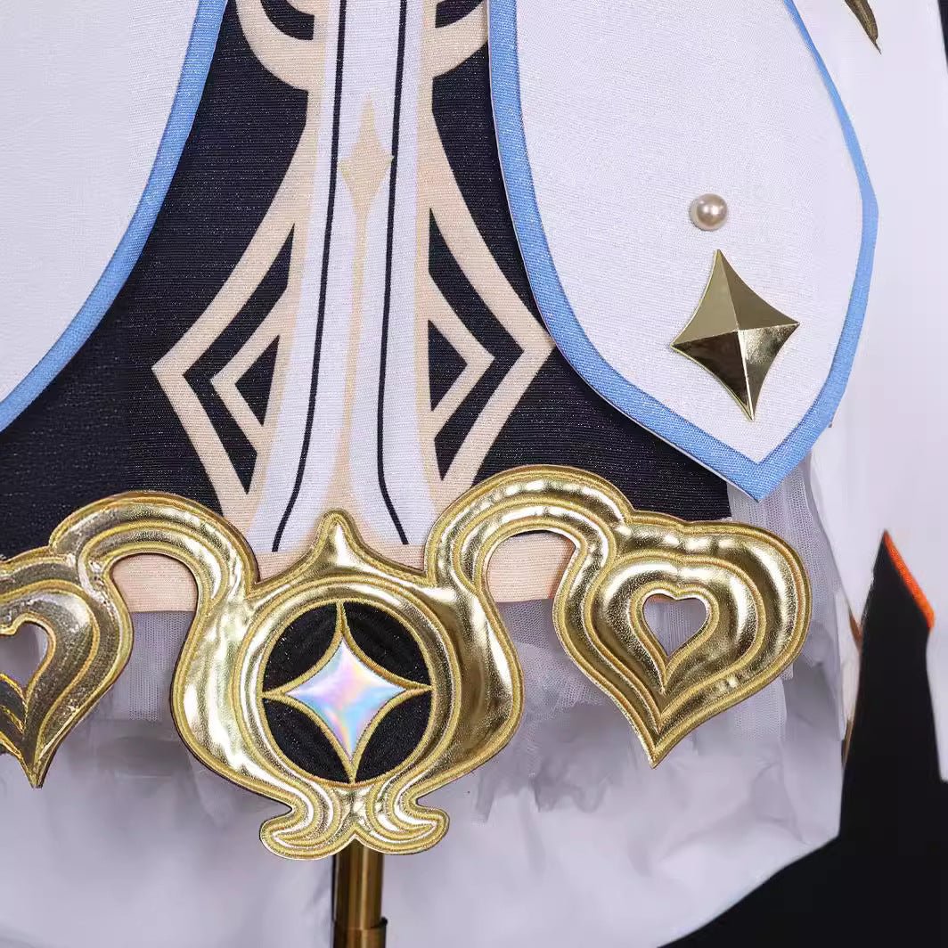 Genshin Impact Traveler Lumine Cosplay Costume - Cosparty