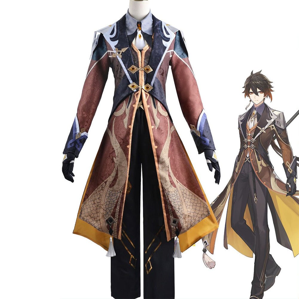 Genshin Impact Zhongli Cosplay Costume - Cosparty