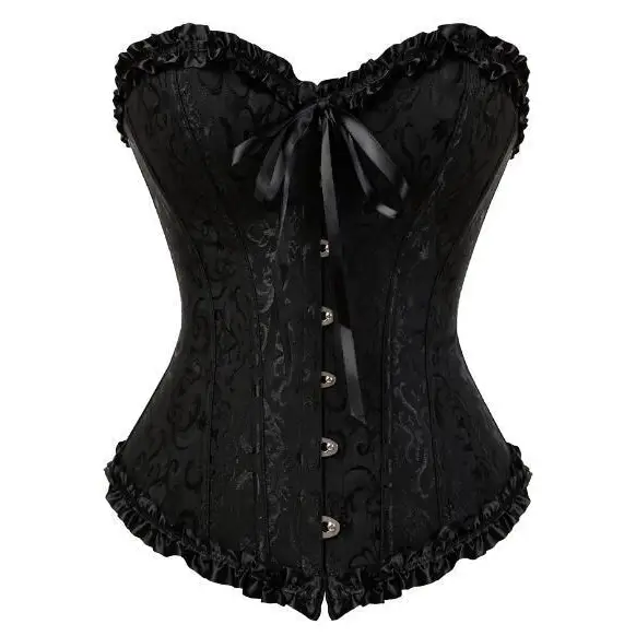 Lady In Lace Genuine Corsets - Black / XXL - bustier