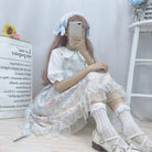 Genuine Lolita Dress in Pastel Pink with Victorian Inspired Design - Cosparty