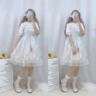 Genuine Lolita Dress in Pastel Pink with Victorian Inspired Design - Cosparty