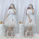 Genuine Lolita Dress in Pastel Pink with Victorian Inspired Design - dress