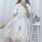 Genuine Lolita Dress in Pastel Pink with Victorian Inspired Design - dress