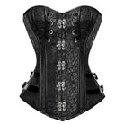 genuine steampunk dieselpunk corset victorian era vintage rustic knob zipper cog lace up silk ribbon waist trainer steel boned by Cosparty