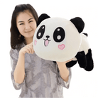 Giant Plush Panda Pillow with Cute Anime - Inspired Face - Cosparty