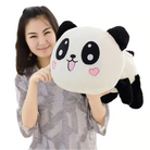 Giant Plush Panda Pillow with Cute Anime-Inspired Face - Plush