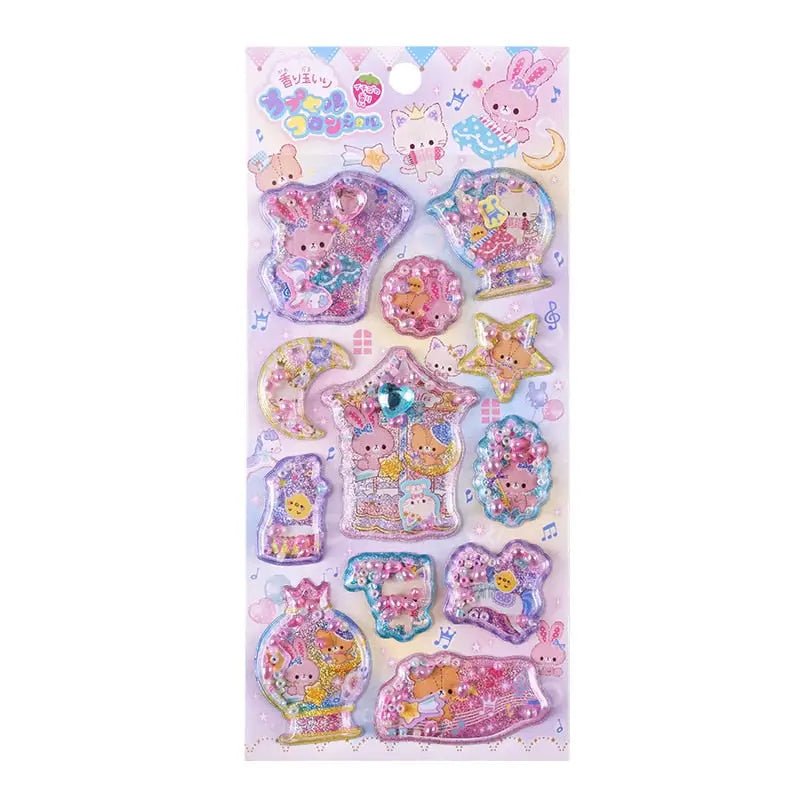 Glittering 3D Puffy Kitty Cat Stickers - Cosparty
