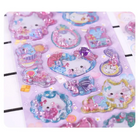 Glittering 3D Puffy Kitty Cat Stickers - stickers