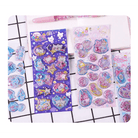 Glittering 3D Puffy Kitty Cat Stickers - Cosparty