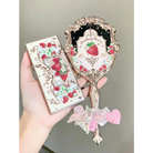 Glittering Strawberry Berry Angelic Makeup Mirror for Vanity Display - mirror