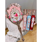 Glittering Strawberry Berry Angelic Makeup Mirror for Vanity Display - mirror