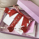 Glittery Lolita Gift Handbag Shaped Like a Present With Bow - purse