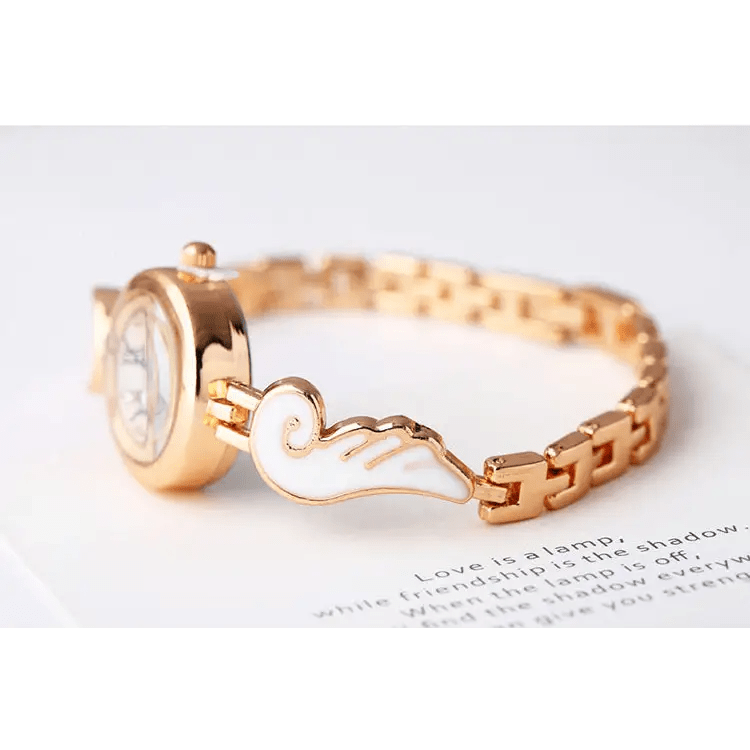 Gold Angel Wing Watch Inspired by Mahou Shoujo Anime - Cosparty