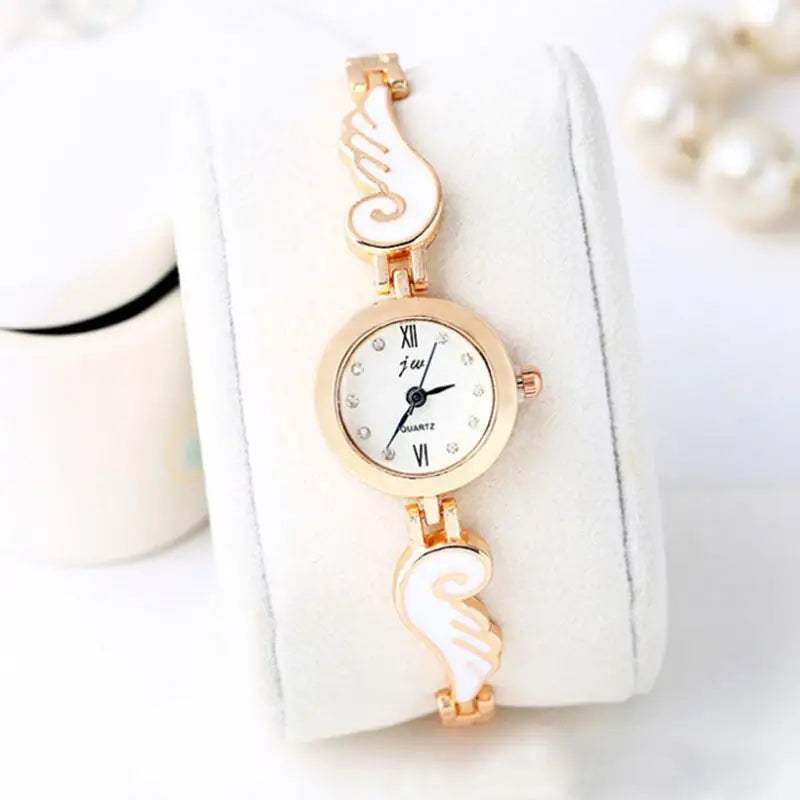 Gold Angel Wing Watch Inspired by Mahou Shoujo Anime - Jewelry