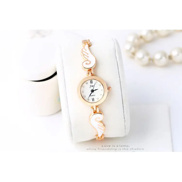 Gold Angel Wing Watch Inspired by Mahou Shoujo Anime - Jewelry