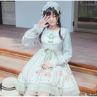 Gorgeous Lolita Dress with Squirrel Cameo in Various Colors and Sleeves - Dress