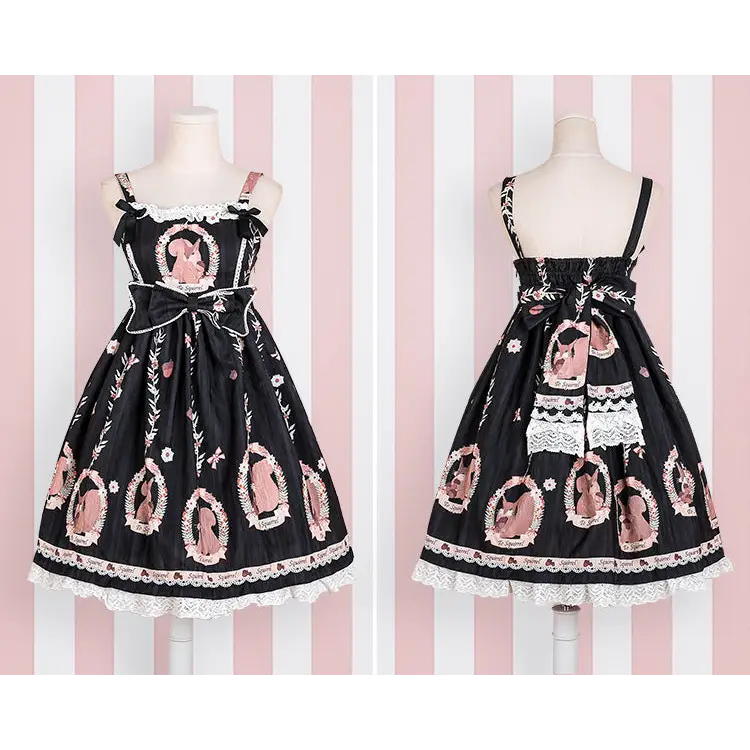 Gorgeous Lolita Dress with Squirrel Cameo in Various Colors and Sleeves - Dress