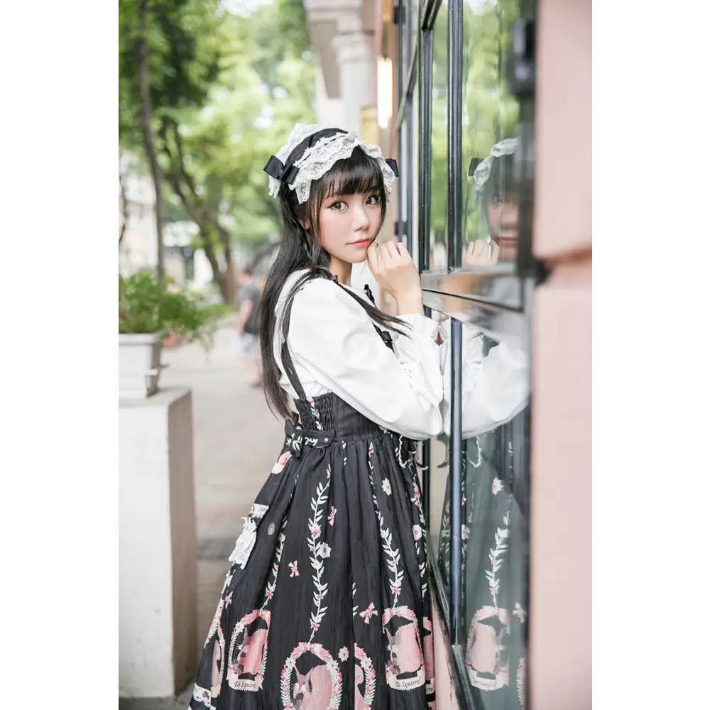 Gorgeous Lolita Dress with Squirrel Cameo in Various Colors and Sleeves - Dress