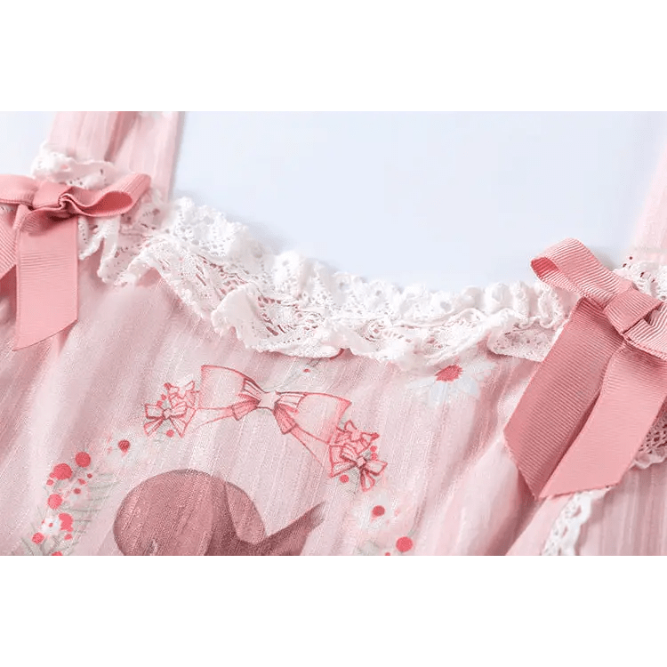 Gorgeous Lolita Dress with Squirrel Cameo in Various Colors and Sleeves - Cosparty