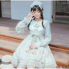 Gorgeous Lolita Dress with Squirrel Cameo in Various Colors and Sleeves - Cosparty