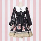 Gorgeous Lolita Dress with Squirrel Cameo in Various Colors and Sleeves - Cosparty