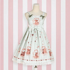 Gorgeous Lolita Dress with Squirrel Cameo in Various Colors and Sleeves - Cosparty