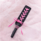 Gorgeous Vegan Leather Paddle in Pink Kawaii Princess Style - Cosparty