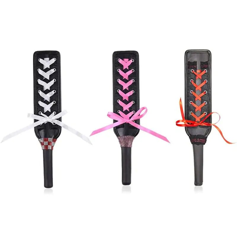 Gorgeous Vegan Leather Paddle in Pink Kawaii Princess Style - Cosparty