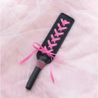 Gorgeous Vegan Leather Paddle in Pink Kawaii Princess Style - paddle