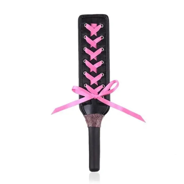 Gorgeous Vegan Leather Paddle in Pink Kawaii Princess Style - paddle