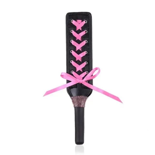 Gorgeous Vegan Leather Paddle in Pink Kawaii Princess Style - Cosparty