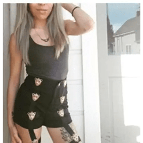 Gothic Inspired Garter Belt Shorts for Cosparty Fashion 30 cm - Cosparty