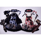 Gothic Lolita Medieval Themed Dress with Dark Victorian Influences - Cosparty
