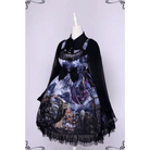 Gothic Lolita Medieval Themed Dress with Dark Victorian Influences - Cosparty
