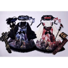 Gothic Lolita Medieval Themed Dress with Dark Victorian Influences - Dress