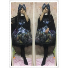 Gothic Lolita Medieval Themed Dress with Dark Victorian Influences - Dress