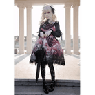 Gothic Lolita Medieval Themed Dress with Dark Victorian Influences - Cosparty