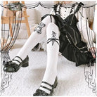 Gothic Teddy Bear Stockings for Kawaii and Littlespace Outfits - socks