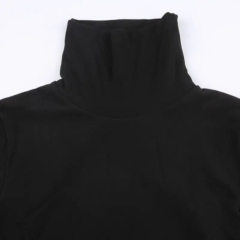 Gothic Winter Dress with White Fur Cuffs and Hemline - Cosparty