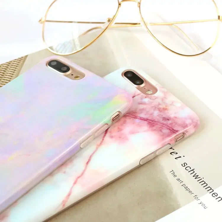 Granite Stone and Marbled Phone Cases for Apple iPhone - Phone Case