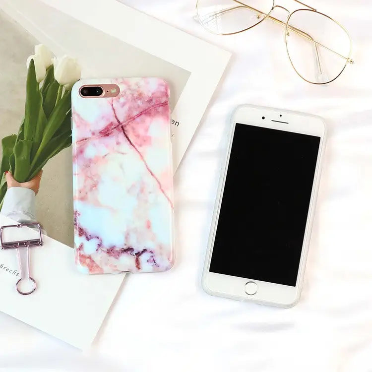 Granite Stone and Marbled Phone Cases for Apple iPhone - Phone Case