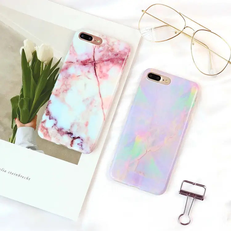 Granite Stone and Marbled Phone Cases for Apple iPhone - Phone Case