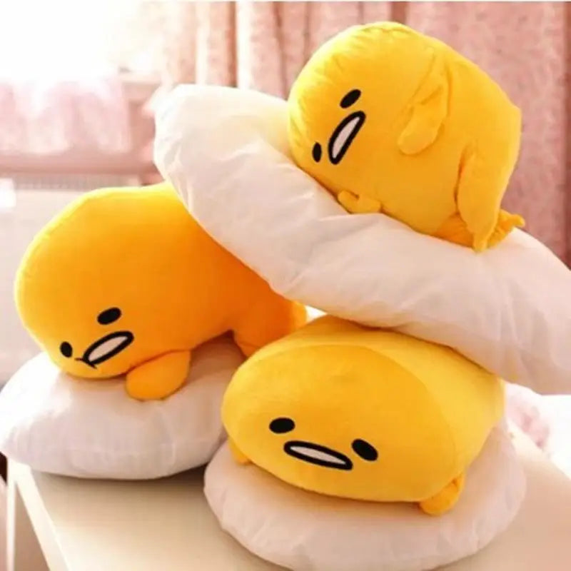 Gudetama Egg Yolk Pillow 40cm x 30cm for Cute Home Decor - pillow