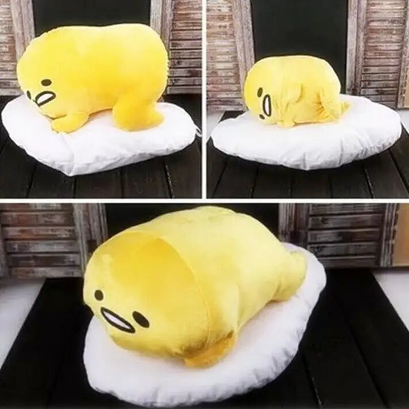 Gudetama Egg Yolk Pillow 40cm x 30cm for Cute Home Decor - pillow