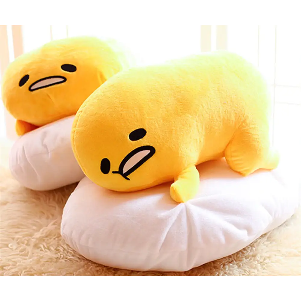 Gudetama Egg Yolk Pillow 40cm x 30cm for Cute Home Decor - pillow