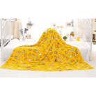 Gudetama Inspired Happy Egg Yolk Fuzzy Throw Blanket - Cosparty