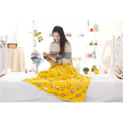 Gudetama Inspired Happy Egg Yolk Fuzzy Throw Blanket - blanket