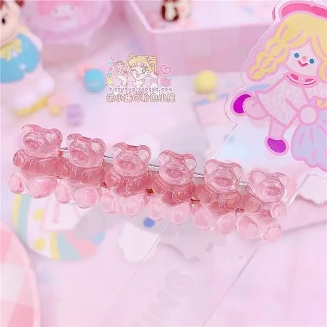 Gummy Bear Resin Hair Clips in Perfect New Condition Org In Stock - Cosparty